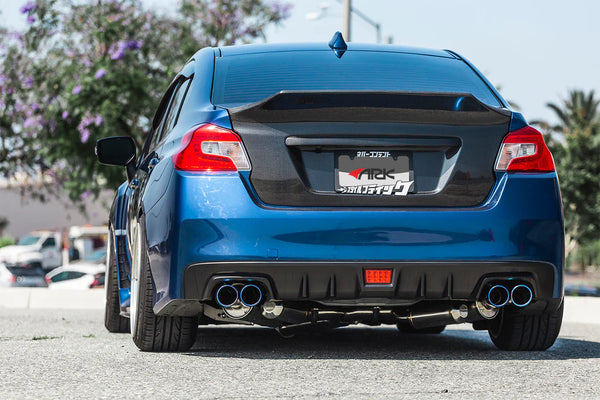 ARK GRIP Stainless Catback Exhaust - Polish tips - 15-21 WRX, 15-21 STI