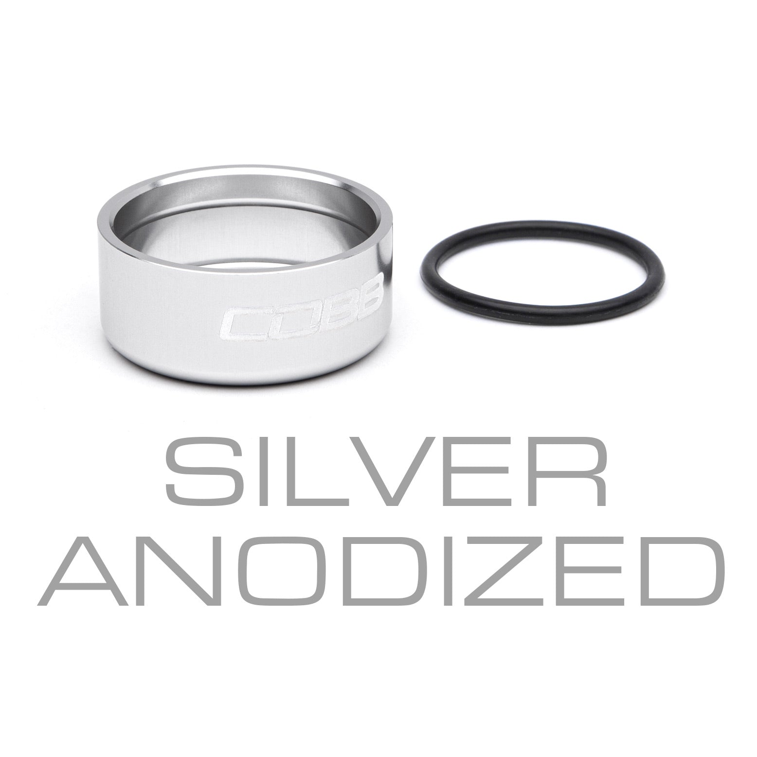 Cobb Knob Trim Ring - Silver Anodized
