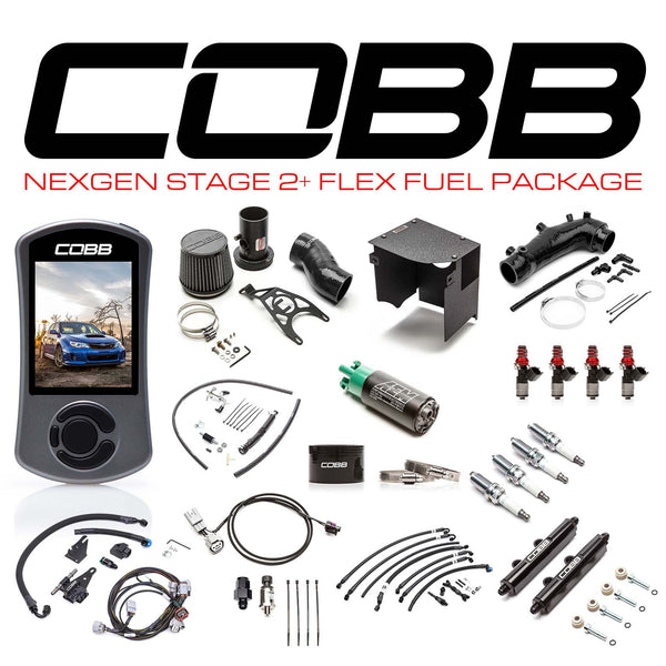 Cobb NexGen Stage 2+ Flex Fuel Power Package - Black -  08-14 Subaru STI
