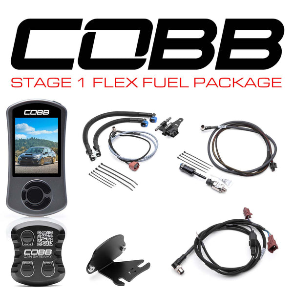 CobbSTAGE 1 CAN FLEX FUEL POWER PACKAGE - WRX 6MT 2018-2021