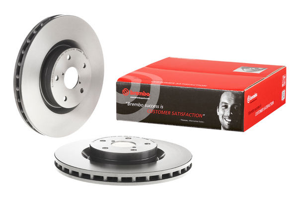 Brembo Premium UV Coated OE Equivalent Single Rotor - FRONT - 05-17 STI