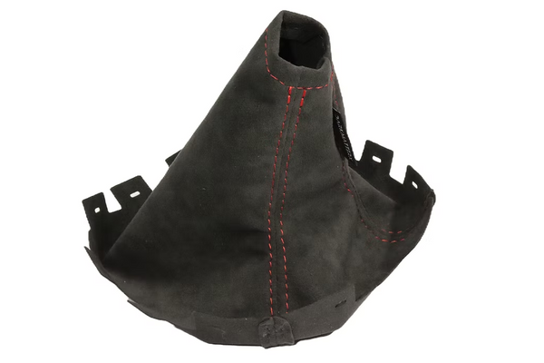 DARKMATTERX Alcantara Shift Boot Charcoal Black w/ Red Thread - 08-14 STI