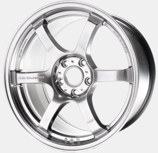 Gram Lights 57DR 17x9.0 +38 5x114.3 Grace Silver Wheel