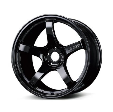 Gram Lights 57CR 18x10.5 +12 5x114.3 Gloss Black Wheel