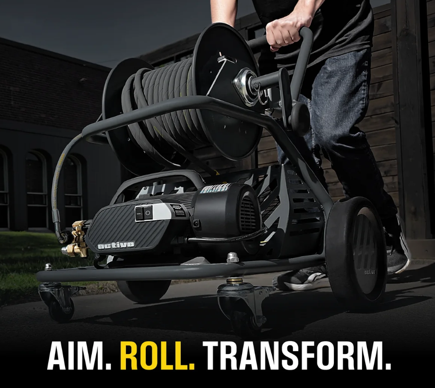ACTIVE™ Wash Cart & Hose Reel