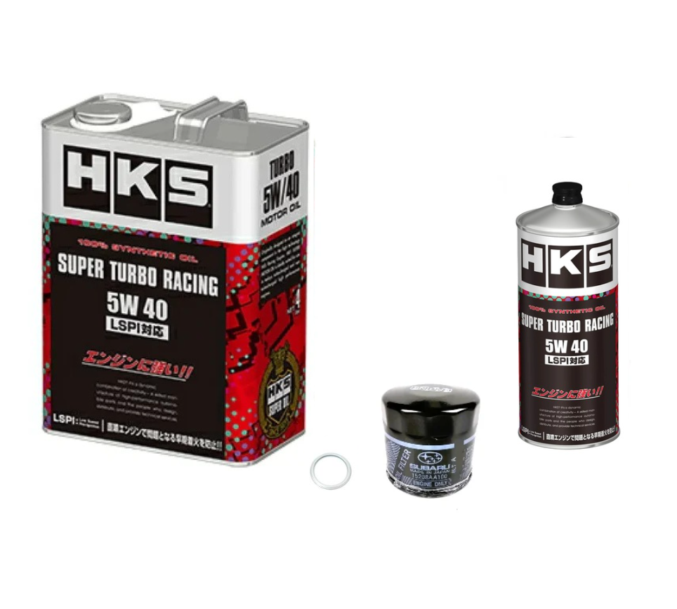 HKS Super Turbo 5W40 Oil Change Kit - 02-14 WRX, 04-21 STI, 04-13 FXT, 05-09 LGT/OBXT