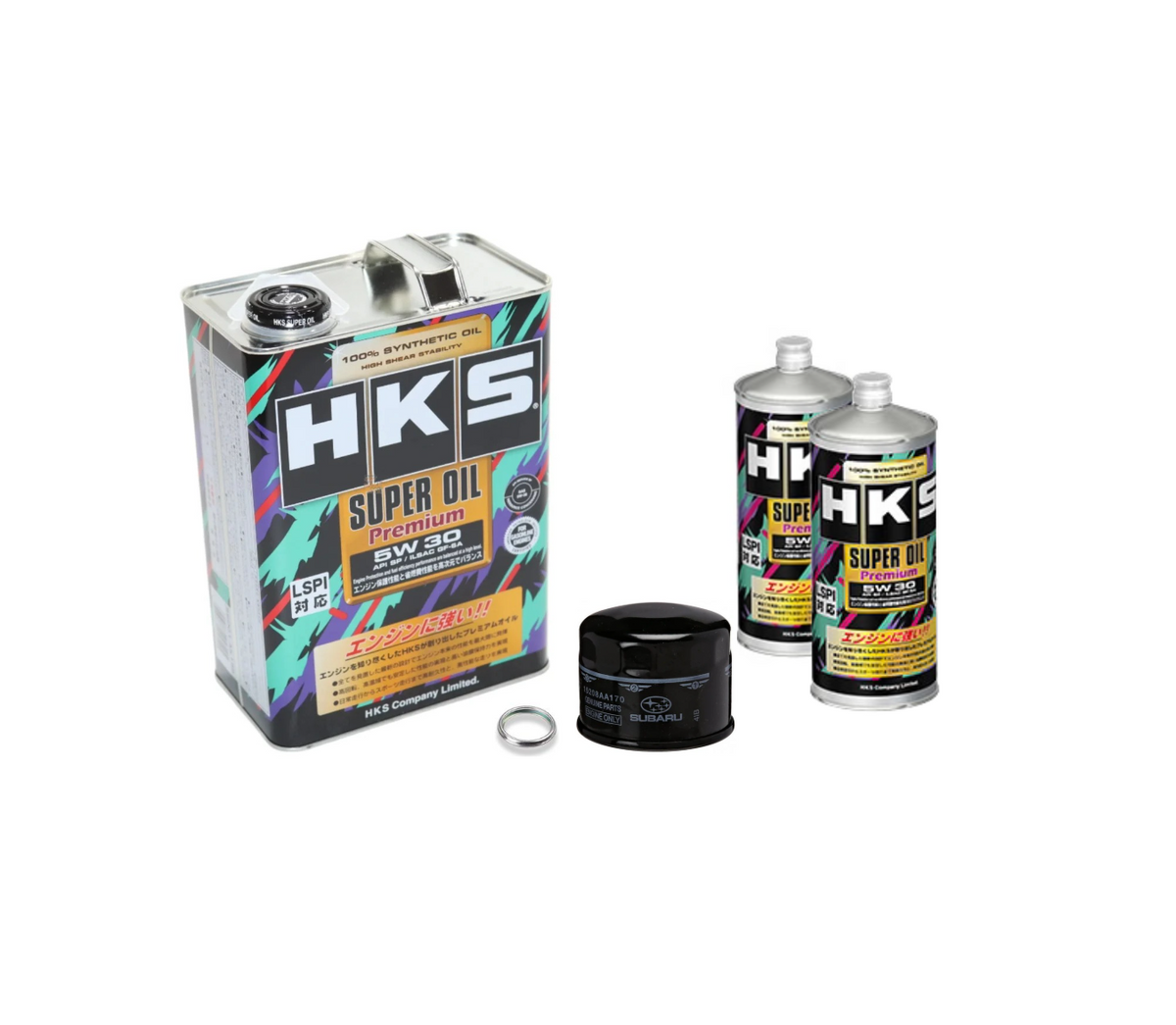 HKS SUPER OIL Premium 5W30 Oil Change Kit - Subaru WRX 2015-2021