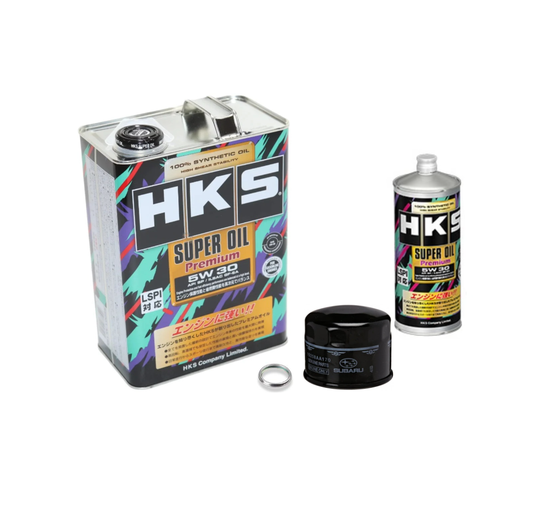 HKS SUPER OIL Premium 5W30 Oil Change Kit - Subaru WRX 2022+