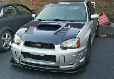 Ventus Autoworks Charge Speed Lip 2PC Front Splitter - 2004-2005 Subaru WRX/STI