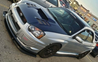 Ventus Autoworks Charge Speed Lip 2PC Front Splitter - 2004-2005 Subaru WRX/STI