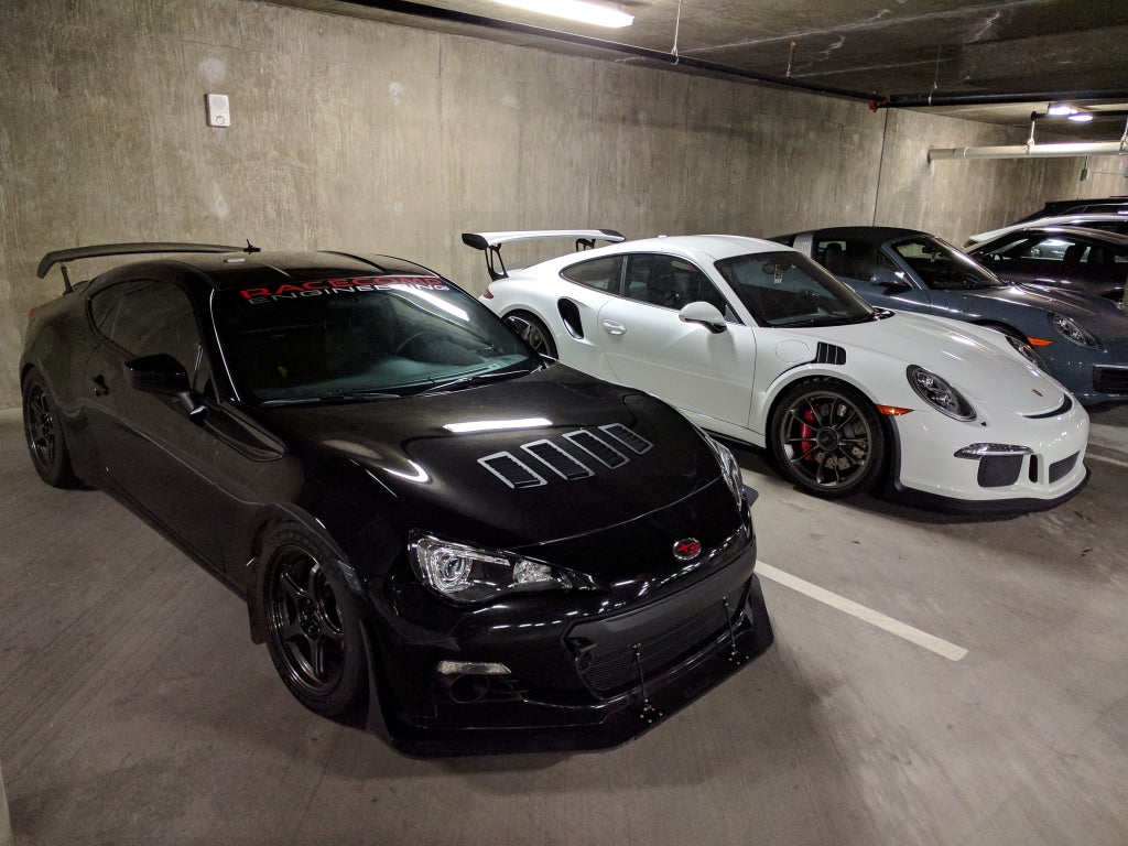 Verus Engineering Slanted Hood Louver Kit - 13-21 BRZ/FRS/GT86