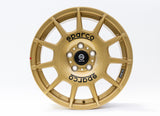 OZ SPARCO TERRA 18 X 8 +45 5 X 114.3 CB73.1 RALLY GOLD/BLACK LETTERING