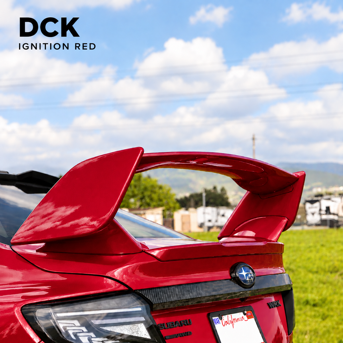 OLM S Style Paint Matched Spoiler 5pc - 2022+ WRX