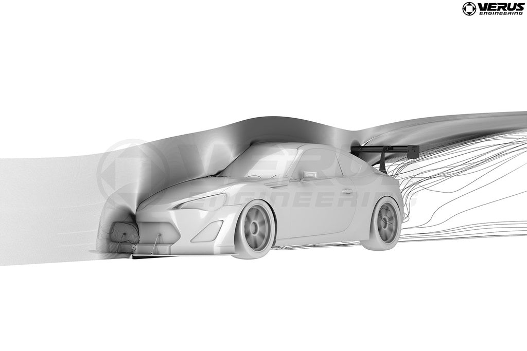 Verus Engineering UCW Swan Neck Rear Wing Kit- 13-21 Scion FRS/Subaru BRZ/Toyota GT86 (ZN6/ZD6)