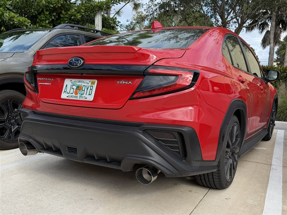 Torque Solution Stainless Axle Back Exhaust - 15-21 STI, 15-21 WRX, 2022+ WRX