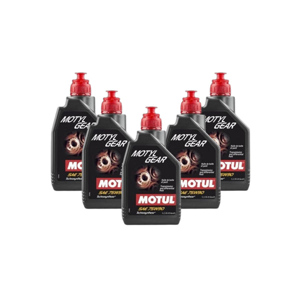 Motul MotylGear 75w90 Transmission Oil Change Package - for STI 6-SPD (Front Diff / Trans)