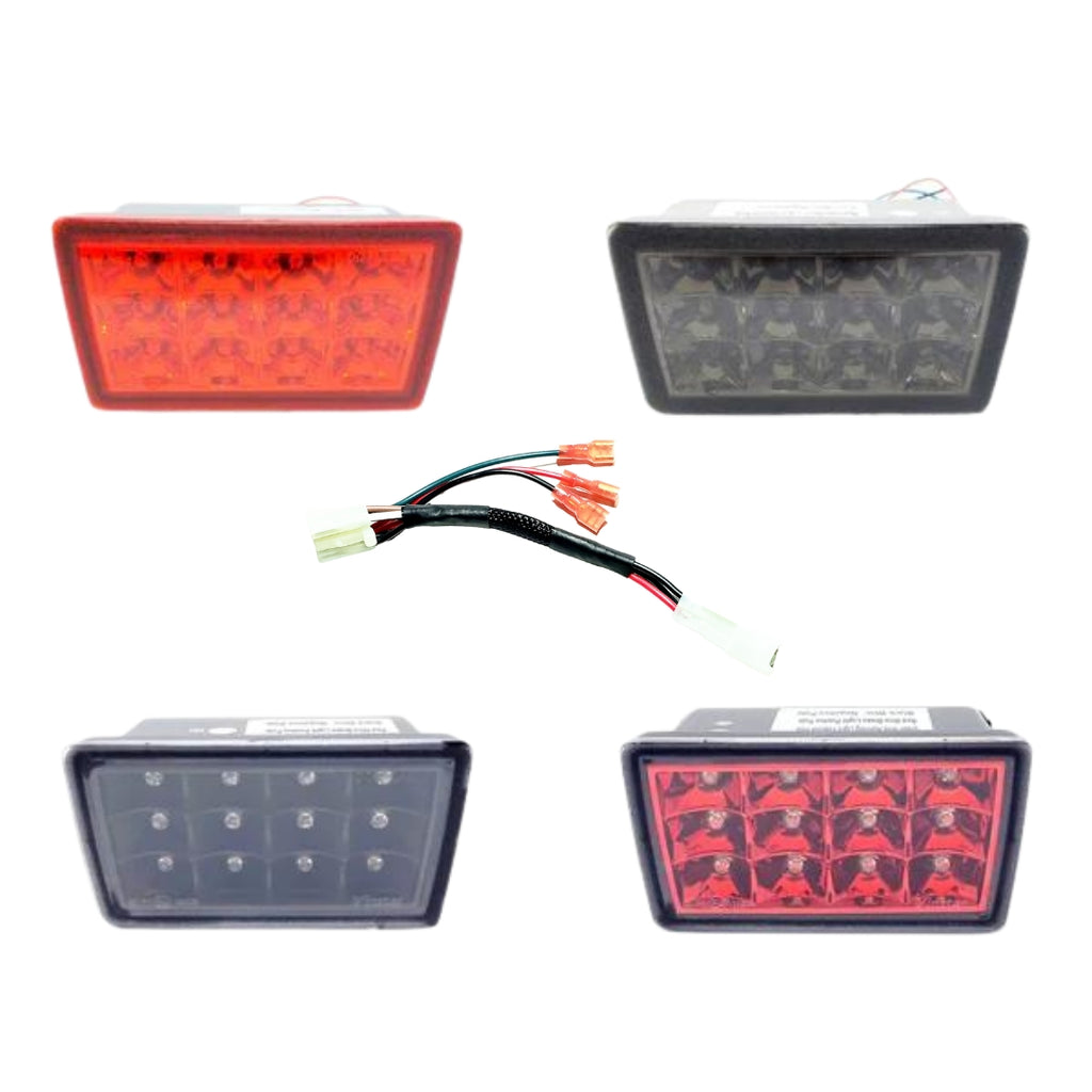 SSC CLASSIC F1 LED REAR FOG LIGHT/BRAKE LIGHT WITH QUICK CONNECT HARNE ...