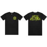 SSC PREMIUM T-SHIRT - CLASSIC - BLACK/ACID GREEN