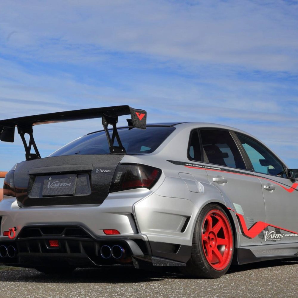 VARIS Widebody Ver. 2 Rear Fenders +38mm (9pc) for 2007-14 Subaru WRX Sedan [GVB] VASU-192