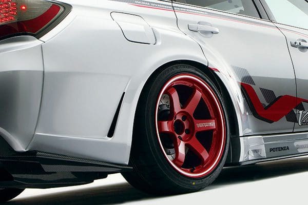 VARIS Widebody Ver. 2 Rear Fenders +38mm (9pc) for 2007-14 Subaru WRX Sedan [GVB] VASU-192