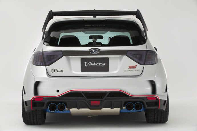 Varis Ultimate Rear Bumper - 2008-14 Subaru WRX STi Hatchback [GRB]