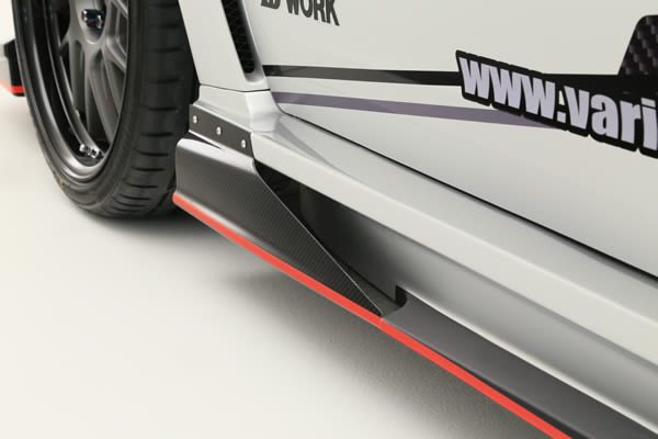 Varis Ultimate Version 2 Side Skirt + Air Shroud Set - 2008-14 Subaru WRX STi [GRB/GVB]