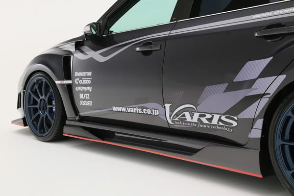 Varis Ultimate Version 2 Side Skirt + Air Shroud Set - 2008-14 Subaru WRX STi [GRB/GVB]