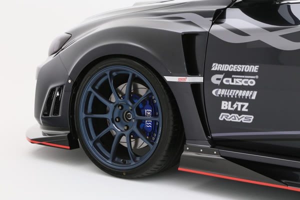 Varis Ultimate Wide Front Fender Set + Bumper Extension Cover - 2008-14 Subaru WRX STi [GRB/GVB]