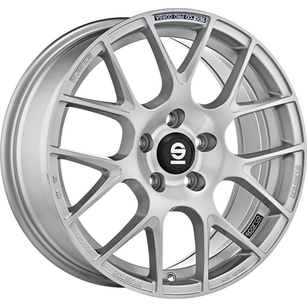 OZ SPARCO PRO CORSA 18 X 8 +45 5 X 100 CB63.3 MATTE SILVER TECH