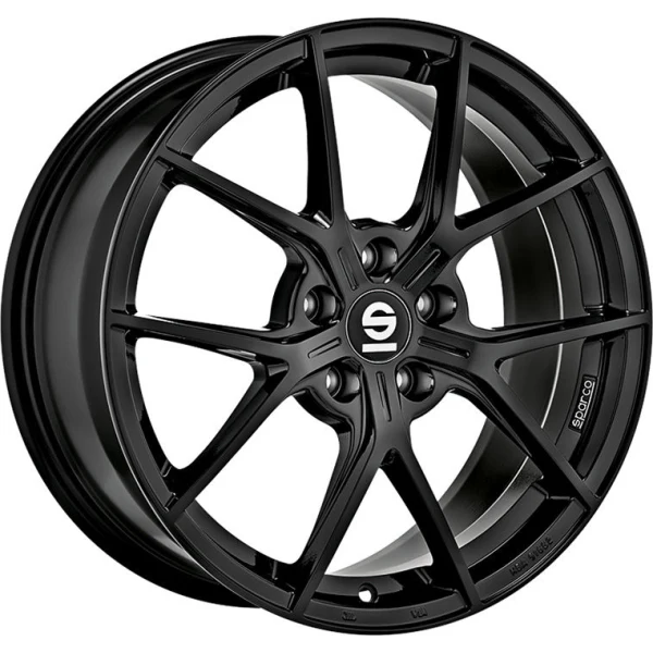 OZ SPARCO PODIO 18 X 8 +35 5 X 100 CB63.3 GLOSS BLACK