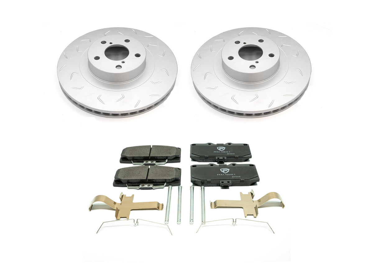 FactionFab Pad / Rotor Combo Front - 2006-2007 WRX