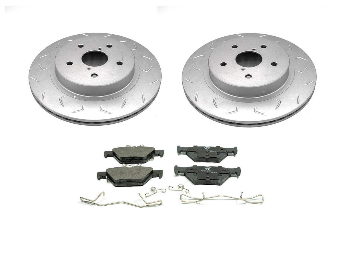 FactionFab Pad / Rotor Combo Rear - 2022-2025 WRX SPT / CVT w/o Brembo
