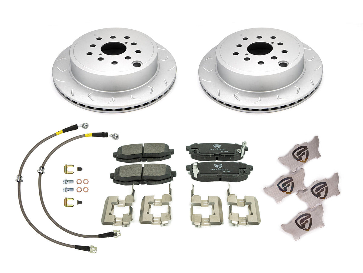FactionFab Full Brake Kit Combo Rear - 2013-2020 FR-S BRZ 86 / BRZ / 2022-2026 BRZ GR86 Non-Brembo