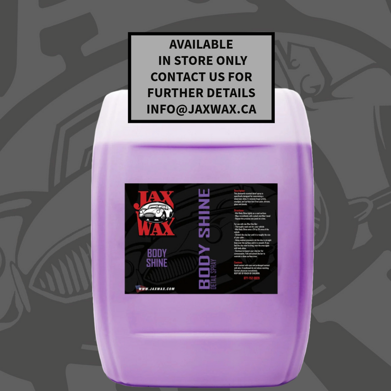 Jax Wax Body Shine Detail Spray