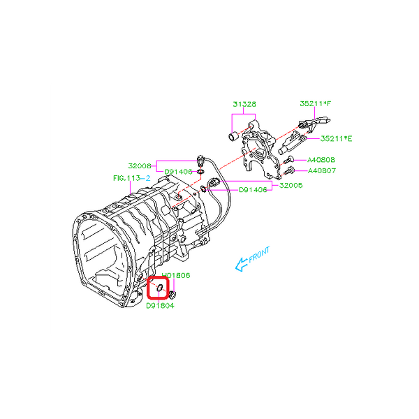 Subaru OEM Transmission Fill Plug Gasket - 08-21 STI, 15-21 WRX