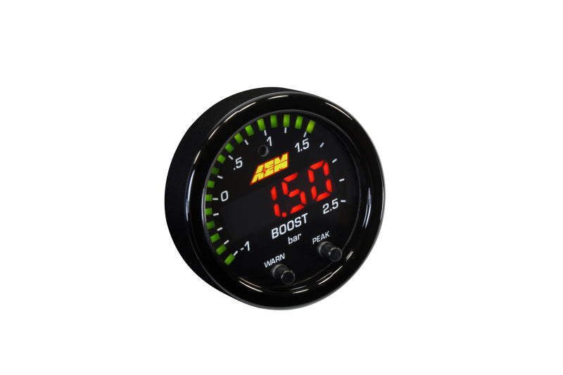 AEM Electronics X-Series Boost Gauge 52mm - Universal -30-35PSI