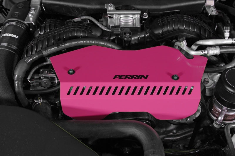 Perrin Pulley Cover - Hyper Pink - 2022+ WRX
