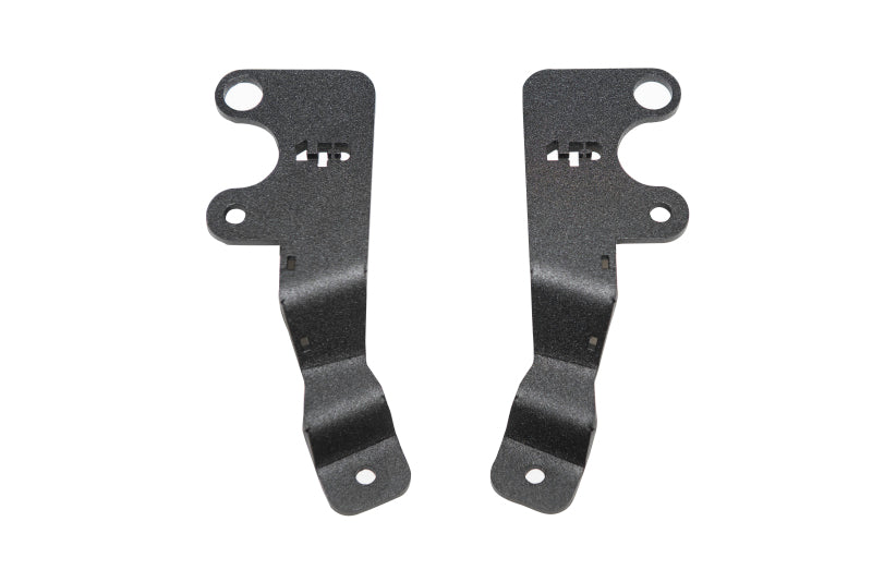 LP AVENTURE - HOOD LIGHT BRACKETS (PAIR) - BLACK COATED - 2013-2017 SUBARU CROSSTREK & 2015-2021 WRX/STI