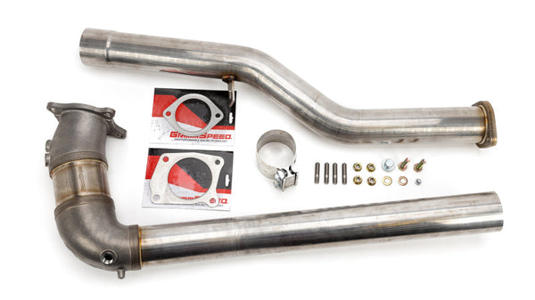 CLEARANCE - GRIMMSPEED VERSION 2 GESI CATTED J-PIPE - 15-21 WRX