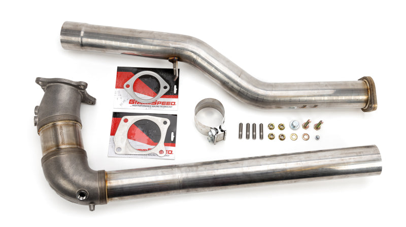 CLEARANCE - GRIMMSPEED VERSION 2 GESI CATTED J-PIPE - 15-21 WRX