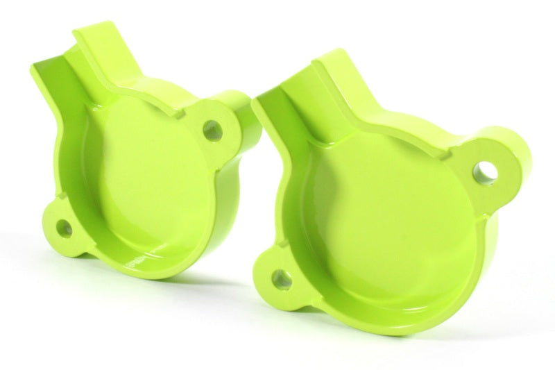 Perrin Cam Solenoid Cover Neon Yellow - 2015-2025 WRX, 2014-2018 Forester XT, 2019-2025 Forester, 2019-2025 Ascent, 2020-2022 Legacy XT, 2020-2025 Outback XT, 2013-2025 Crosstrek, 2012-2025 Impreza