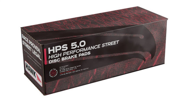 Hawk HPS 5.0 Rear Brake Pads - 08-21 WRX w/o Eyesight