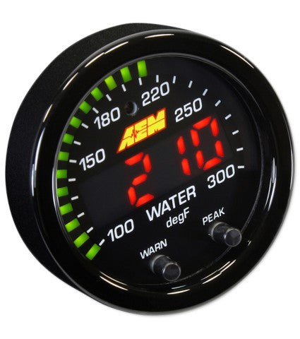 AEM X-Series Temperature Gauge Kit - 100-300F - UNIVERSAL