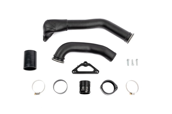 AMS Performance Charge Pipe Kit Black For Use W/ OEM Top Mount - 2022+ WRX, 2019-2024 Ascent, 2019-2025 Outback, 2020-2022 Legacy XT