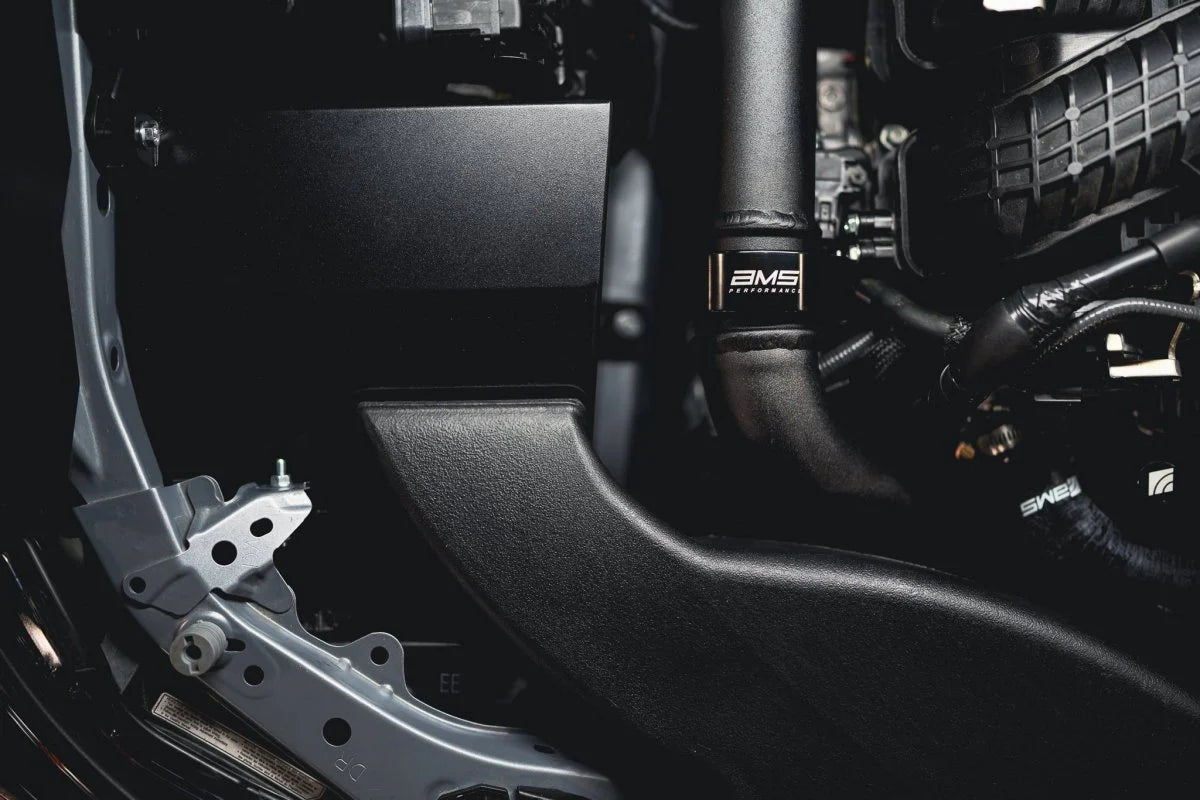 AMS Performance Charge Pipe Kit Black For Use W/ Aftermarket Top Mount - 2022+ WRX,  2019-2024 Ascent, 2019-2025 Outback,  2020-2022 Legacy XT