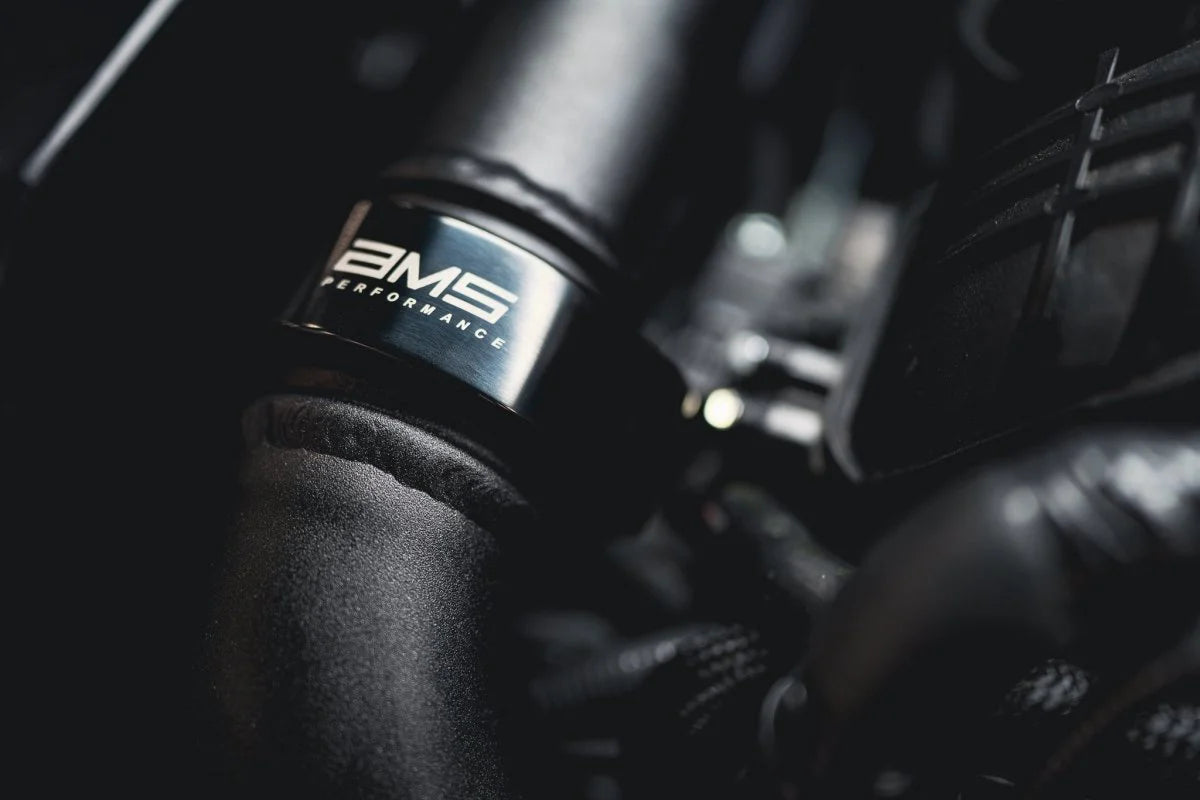 AMS Performance Charge Pipe Kit Black For Use W/ Aftermarket Top Mount - 2022+ WRX,  2019-2024 Ascent, 2019-2025 Outback,  2020-2022 Legacy XT