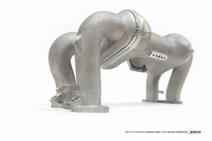 AMS EJ25 Intake Manifold - Reverse Rotation - UNCOATED - 2002-2014 WRX, 2004-2021, 04-08 FXT