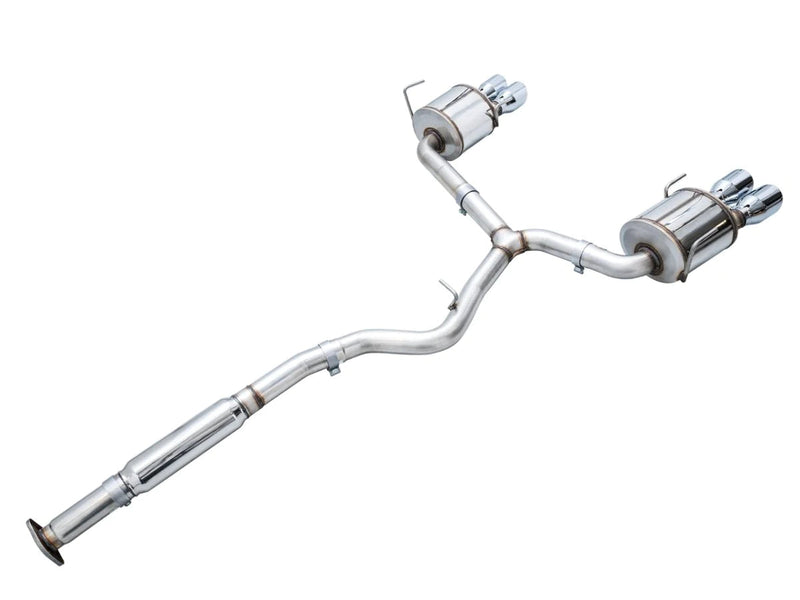 AWE Touring Edition Catback Exhaust w/ Chrome Silver Tips - 2022+ WRX