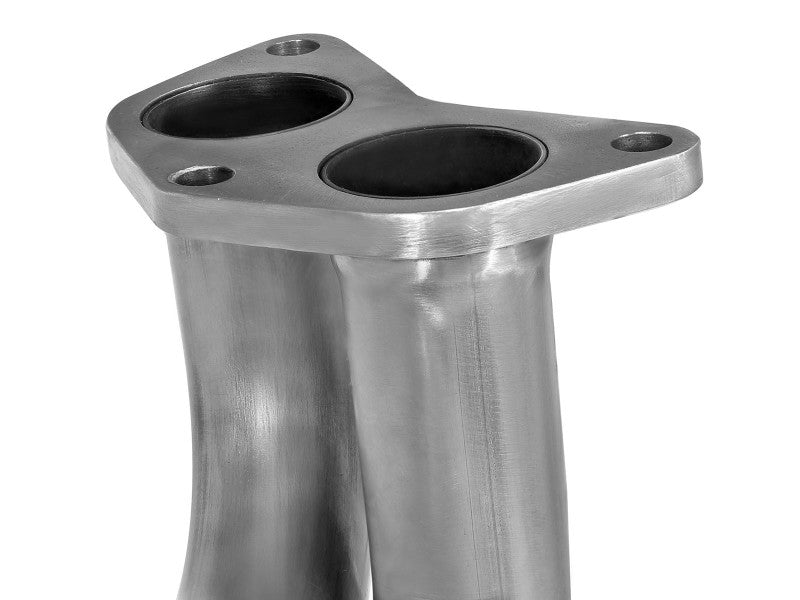 aFe Twisted Steel 304 Stainless Steel Long Tube Header w/ Cat - 13-21 BRZ