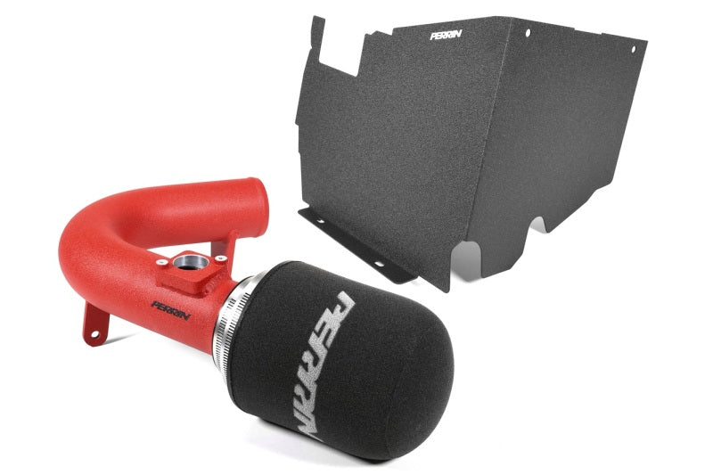 Perrin Cold Air Intake w/ Heatshield - Red -2022+ WRX